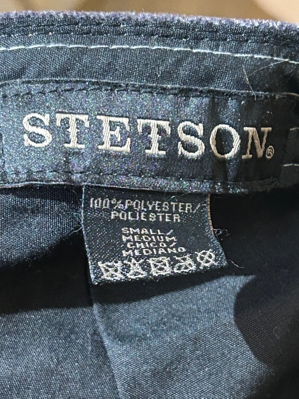 Stetson Black Solid Flat Cap Hat Mens One Size Classic Casual Headwear Newsboy